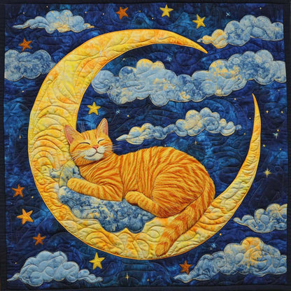 Moon Lying Cat WM0208024CL Quilt