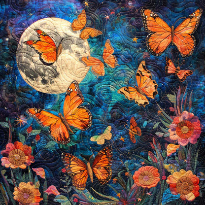 Moonlight Butterflies WM2408017CL Quilt