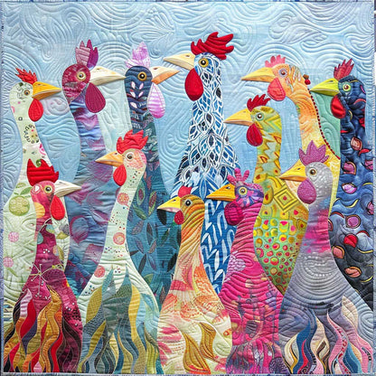 Morning Chickens WM0608029CL Quilt