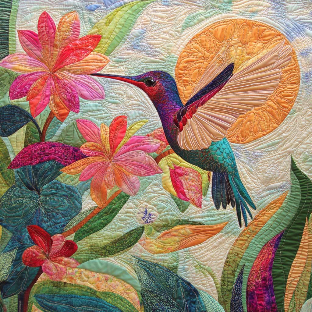 Morning Hummingbird WM0508029CL Quilt