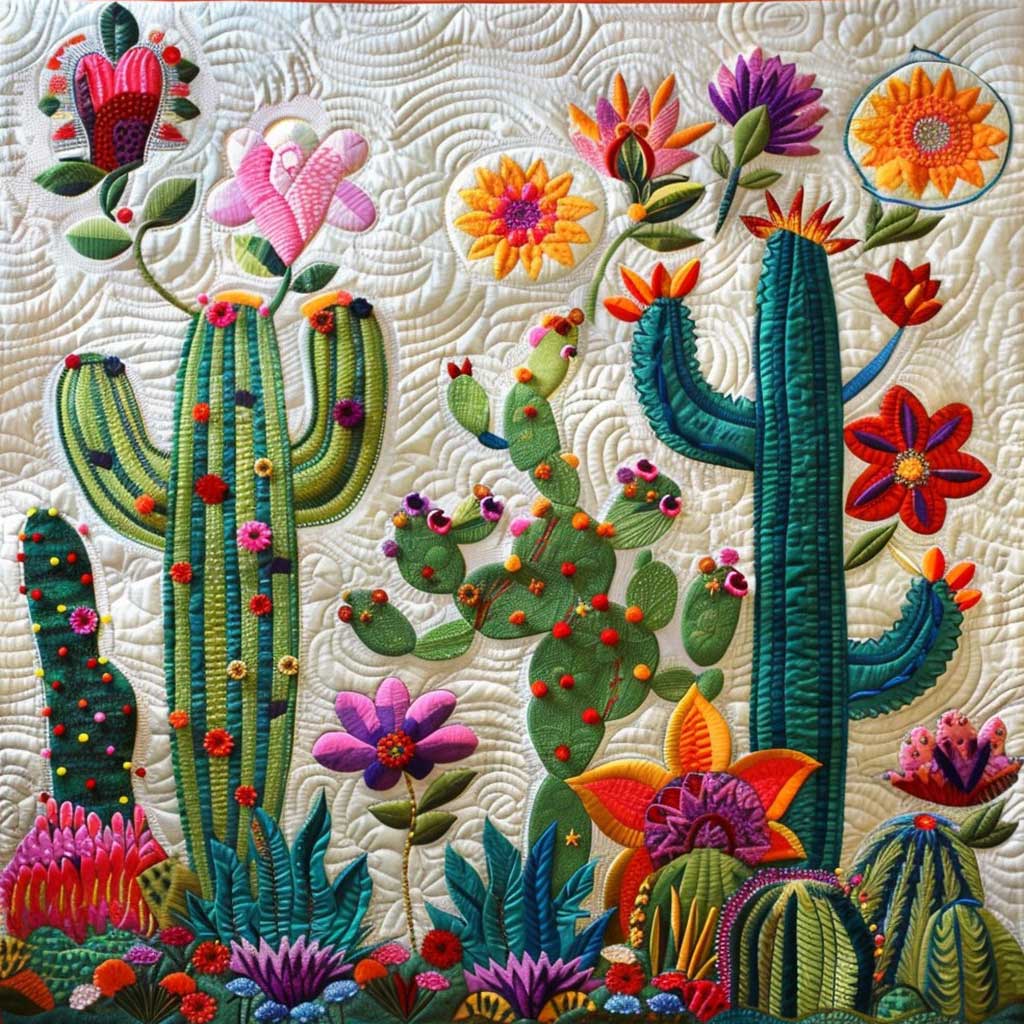 Mural Cactus WM0509032CL Quilt