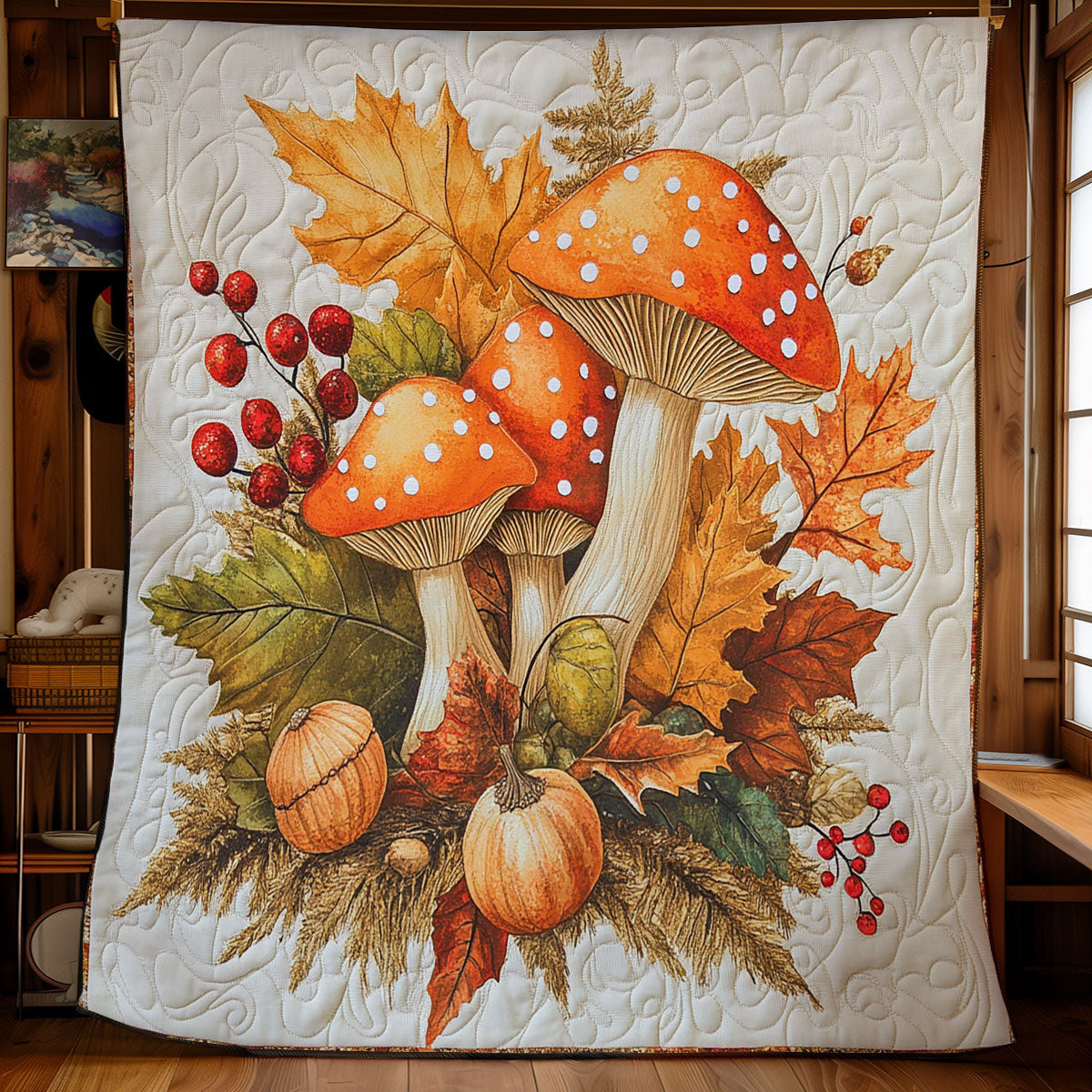 Mushroom WY1001186CL Quilt