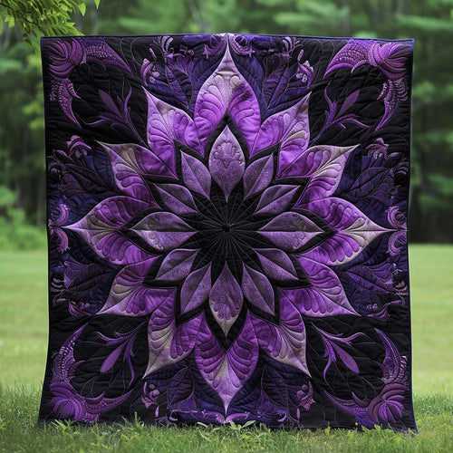 Mystic Purple Bloom WJ0609018CL Quilt