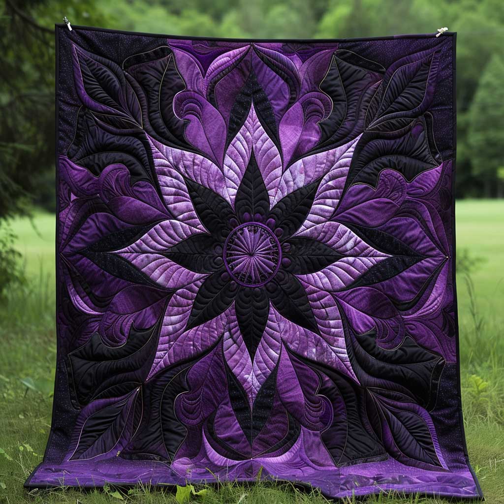 Mystic Purple Bloom WJ0909021CL Quilt