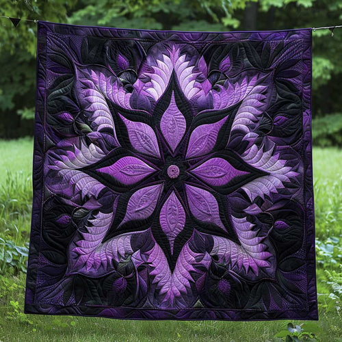 Mystic Purple Bloom WJ3008022CL Quilt