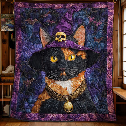 Mystic Witch Cat WY1001189CL Quilt