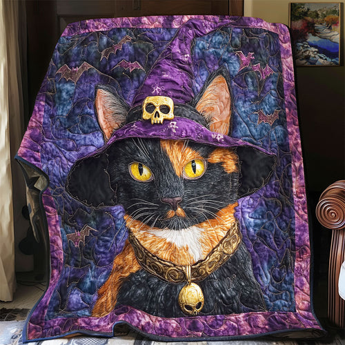 Mystic Witch Cat WY1001189CL Quilt