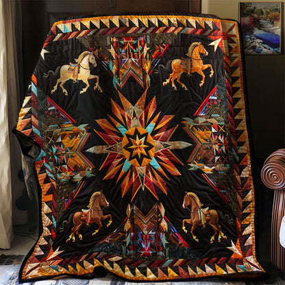 Native American Horse XR1906017CL Quilt