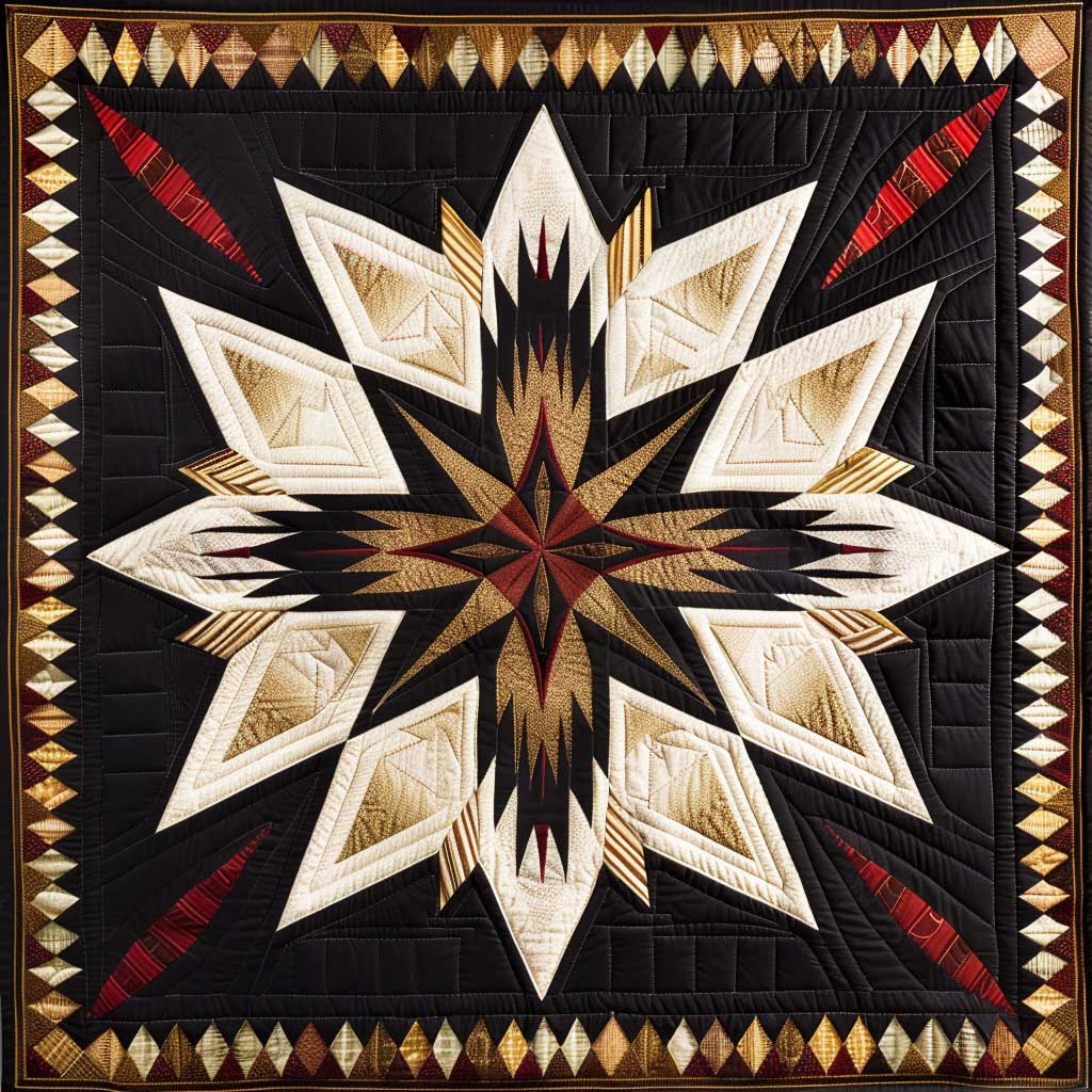 Native American Star WJ1709017CL Quilt