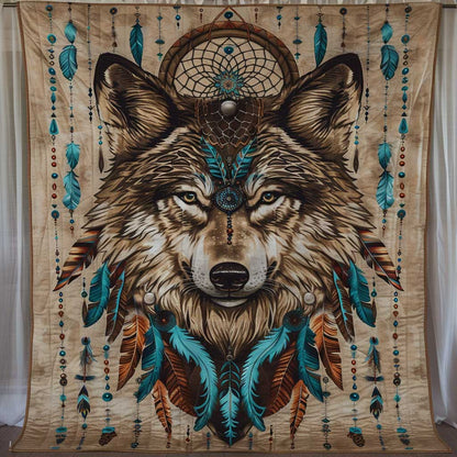 Native American Wolf WJ0908019CL Quilt