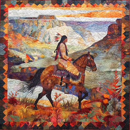 Native American Woman WJ0908020CL Quilt