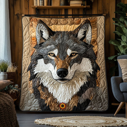 Native American Wolf WJ0110015CL Quilt