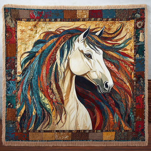 Native Horse CW2601006CL Woven Throw Blanket