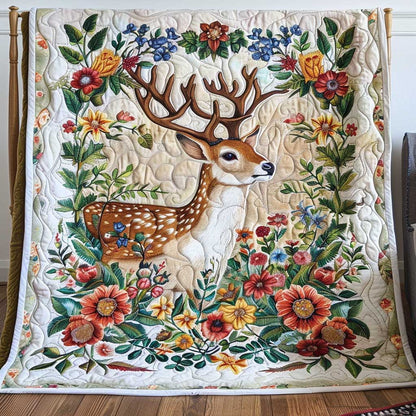 Nature Deer WJ1609017CL Quilt