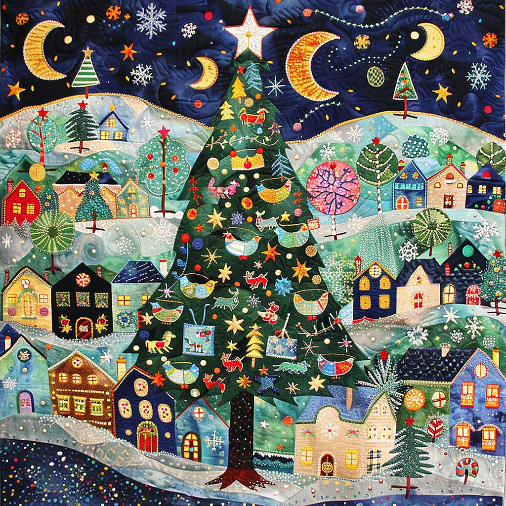 Night On Christmas WM1308020CL Quilt