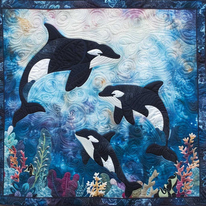 Orca Family WJ0608024CL Quilt