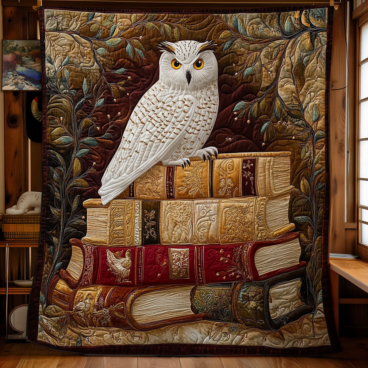 Owl Book WY1001192CL Quilt