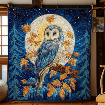 Owl In Autumn Night WY1001193CL Quilt