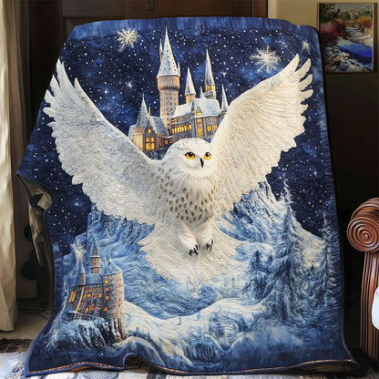 Owl In Night Snow WY1001194CL Quilt