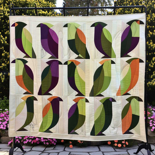 Parrot Silhouettes WJ0909022CL Quilt