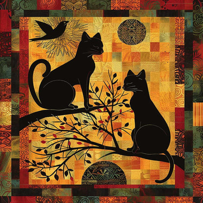 Patchwork Cats WJ1609022CL Quilt