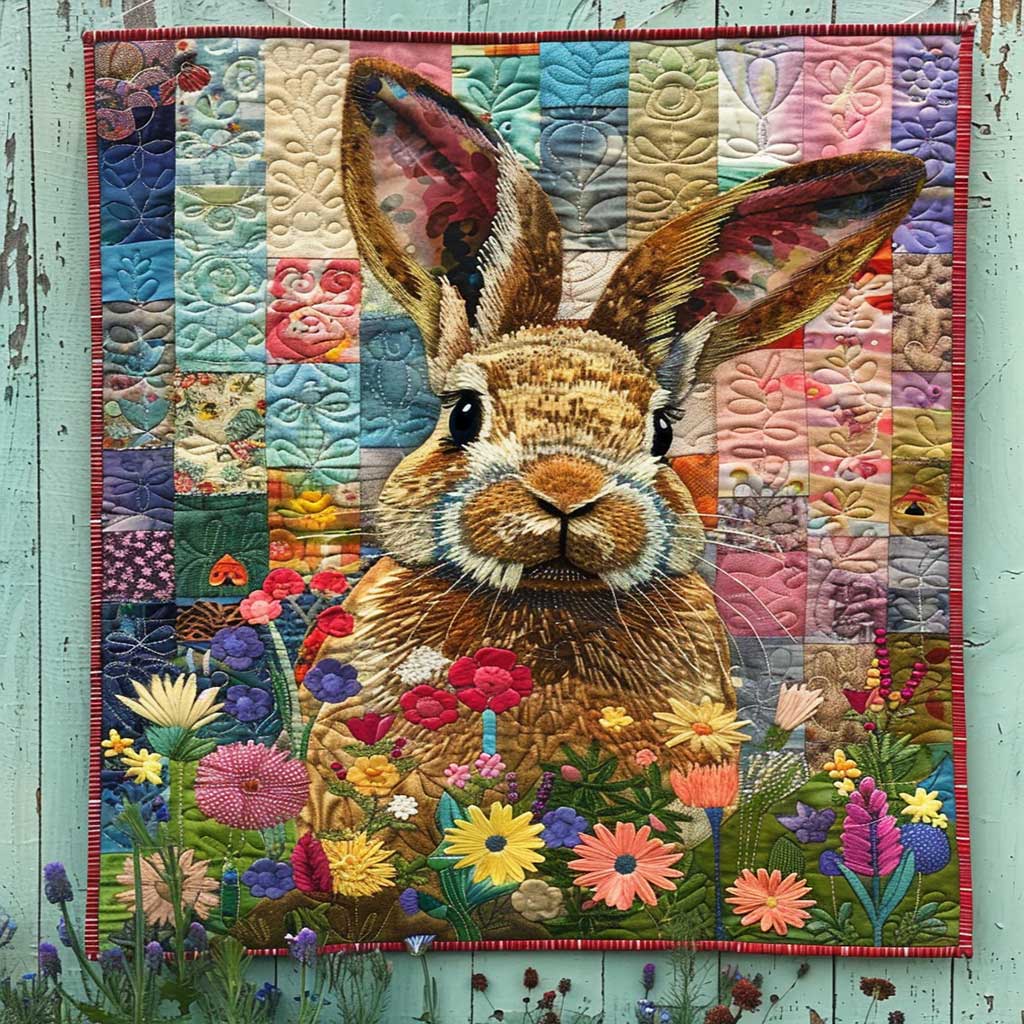 Patchwork Rabbit WJ2608019CL Quilt