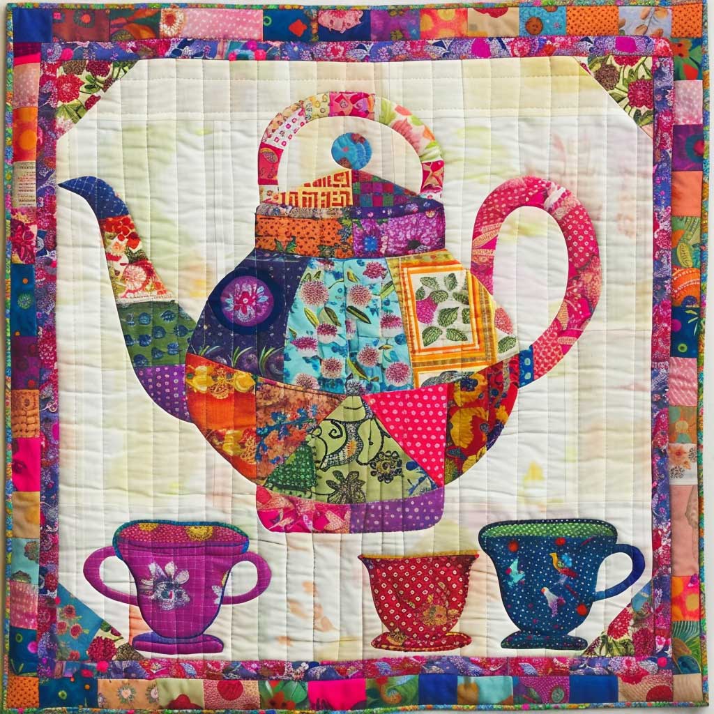 Patchwork Teaset WJ0909023CL Quilt