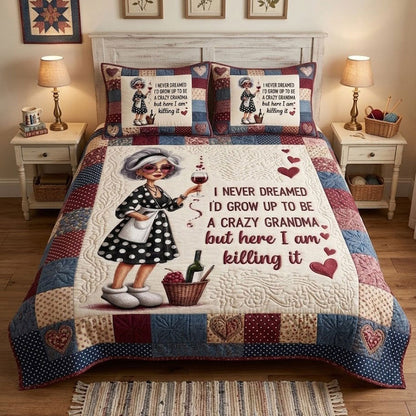 Cool Grandma Life Vibes WN0404007CL Duvet Cover Set