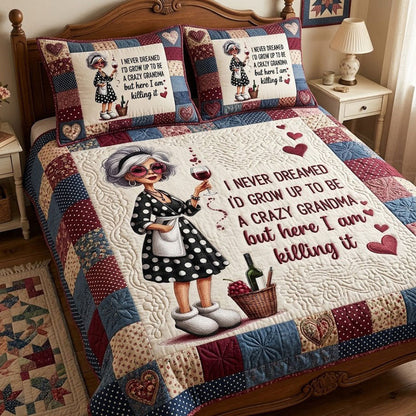 Cool Grandma Life Vibes WN0404007CL Duvet Cover Set