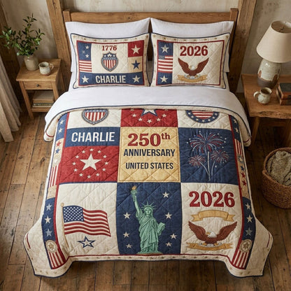 USA 250th Anniversary Heritage WN0404009CL Duvet Cover Set