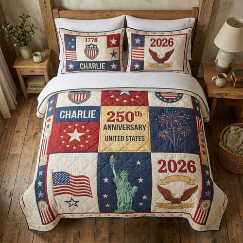 USA 250th Anniversary Heritage WN0404009CL Duvet Cover Set
