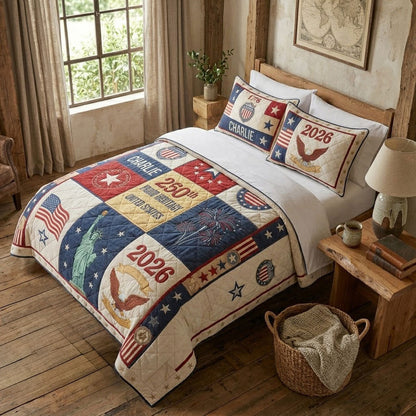USA 250th Anniversary Heritage WN0404009CL Duvet Cover Set