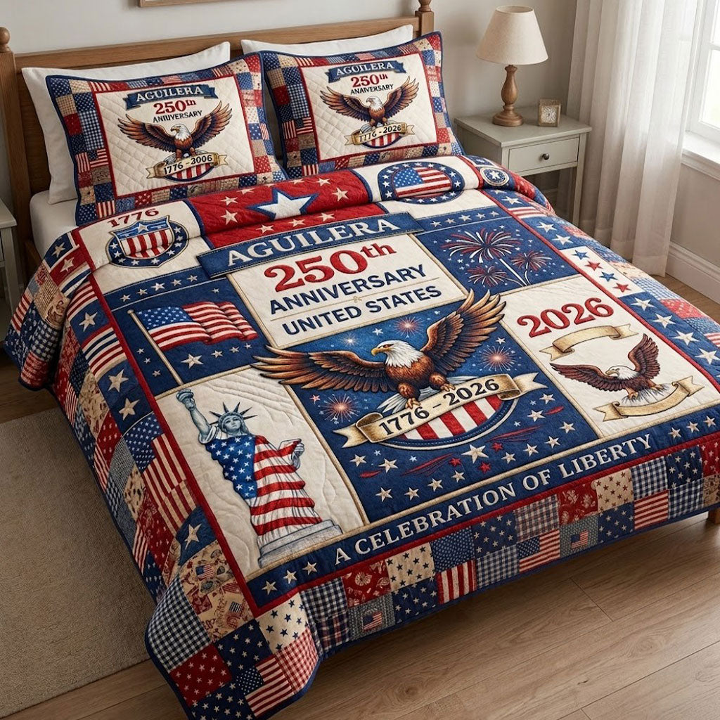 USA 250th Anniversary Liberty WN0404010CL Duvet Cover Set