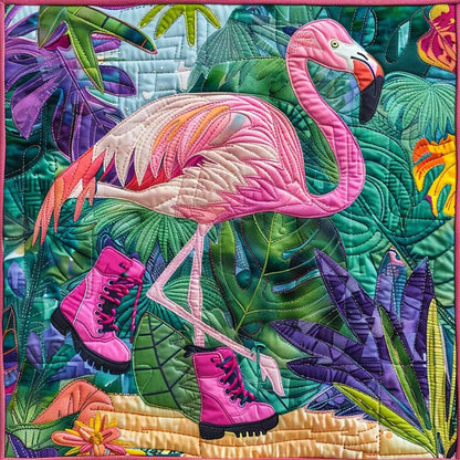 Pink Flamingo WM2308064CL Quilt