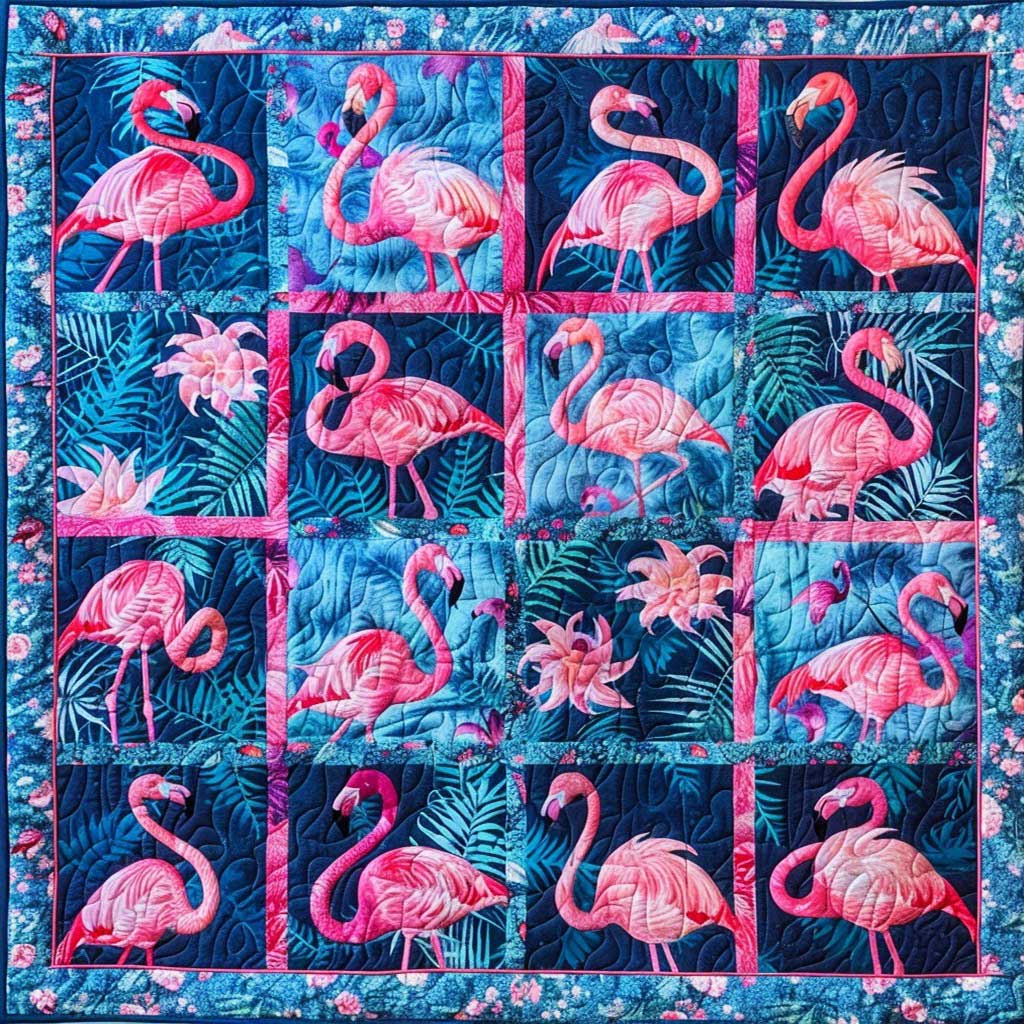 Pinky Flamigos WM0308023CL Quilt