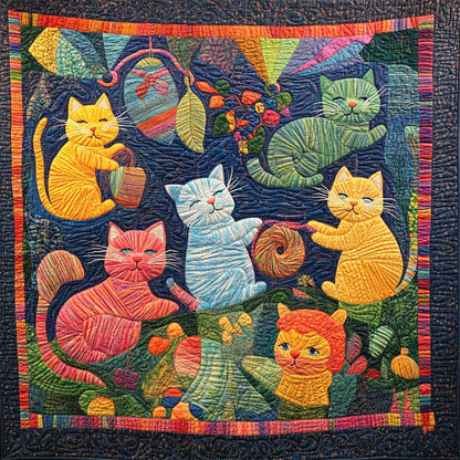 Playful Cats WJ0808028CL Quilt