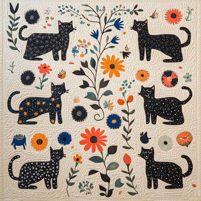 Playing Cats WM3107001CL Quilt