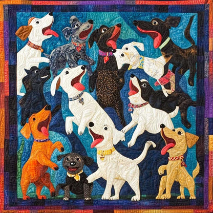 Playing Dogs WM0508017CL Quilt