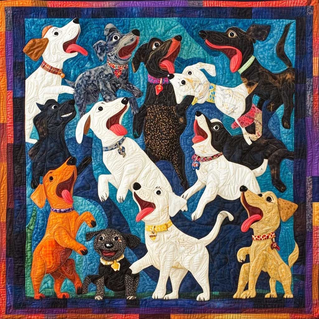 Playing Dogs WM0508117CL Quilt Pillow Case