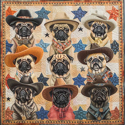 Pugs Star WM1308044CL Quilt