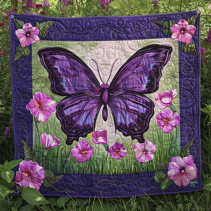 Purple Butterfly WJ1709025CL Quilt