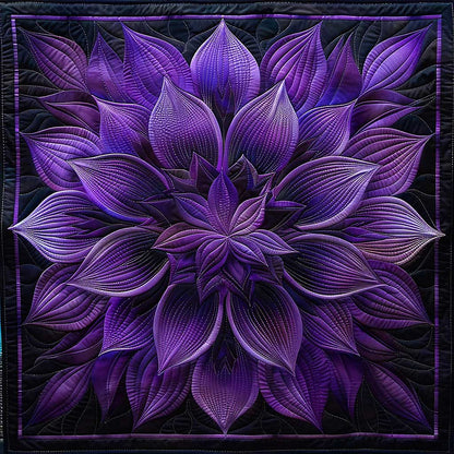 Purple Flowers WM1408032CL Quilt