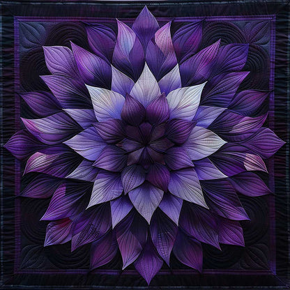 Purple Flowers WM1508034CL Quilt