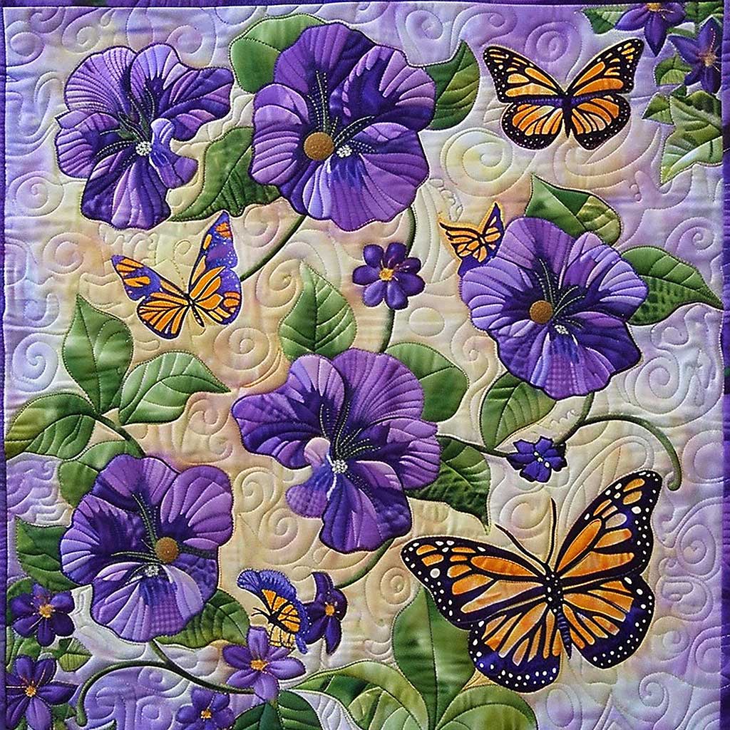 Purple Garden WM1408011CL Quilt