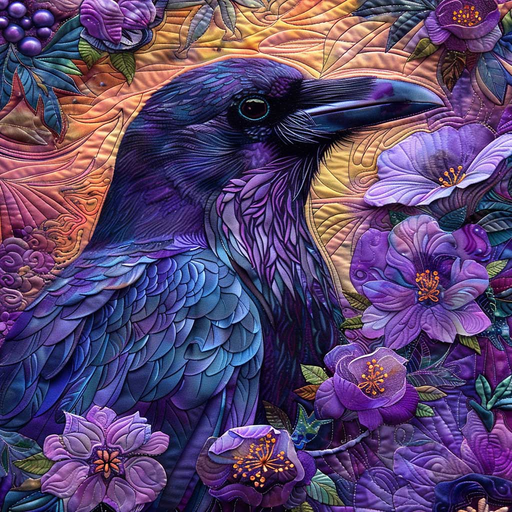 Purple Raven WJ0609022CL Quilt