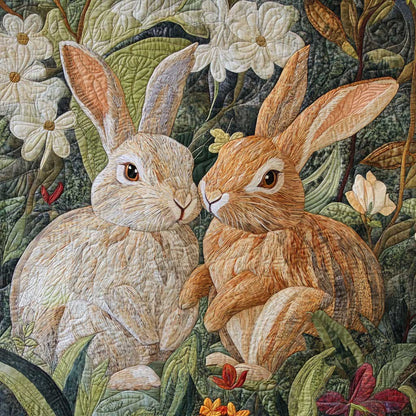 Rabbits Love WM0208159CL Quilt Pillow Case