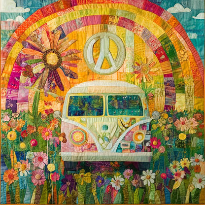 Rainbow Camper Van WM0308018CL Quilt