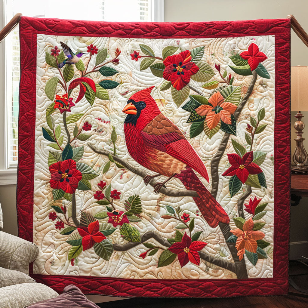 Red Cardinal WJ1110022CL Quilt