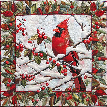 Red Cardinal WM1608033CL Quilt