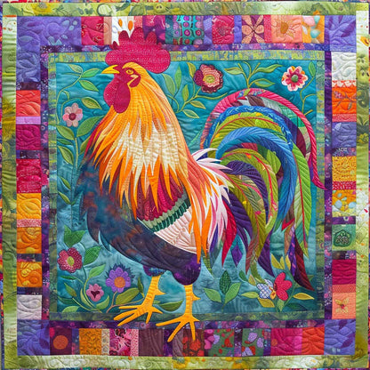 Rockstar Rooster WM2308080CL Quilt